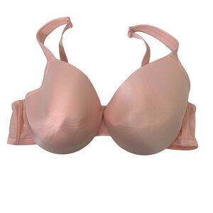 Cacique Lightly Lined Full Coverage Bra Petal Pink Size 46C Coquette